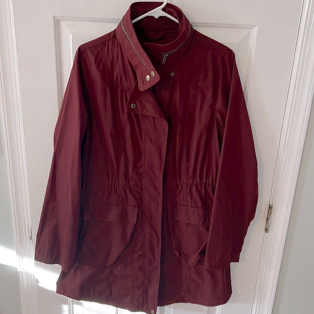 Mossimo (XL) burgundy women’s light jacket